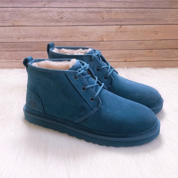 UGG Men’s Blue Neumel Chukka Boots - Picture 1 of 8